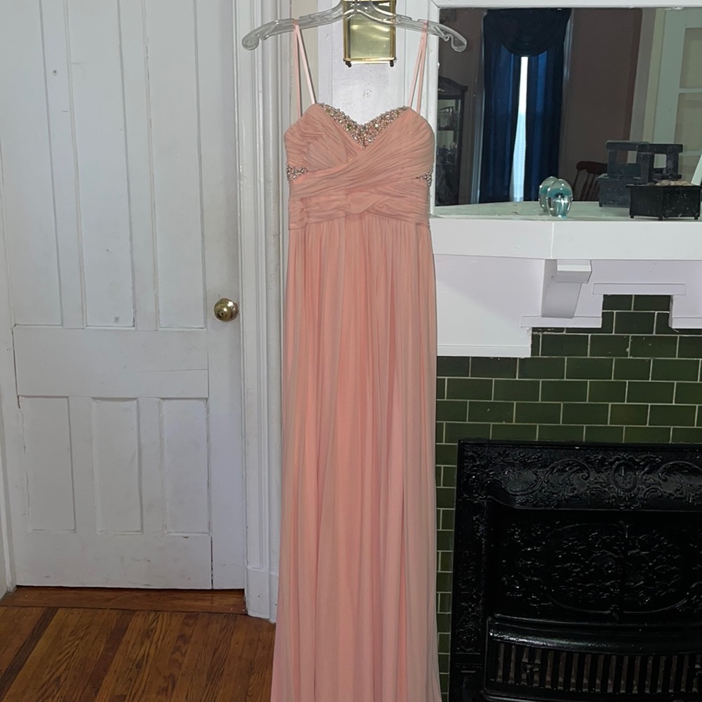 Light peach/blush formal dress!